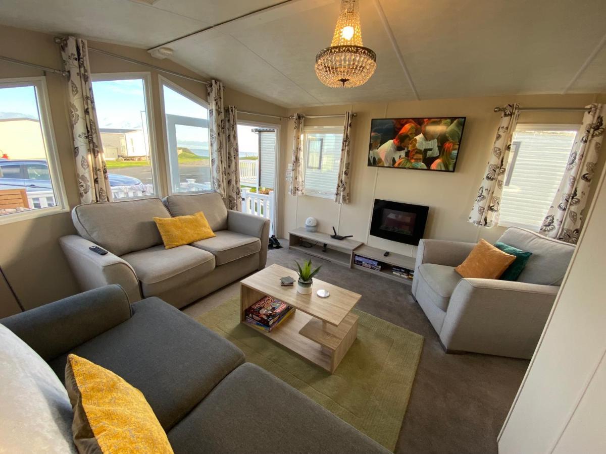Cosy & Modern Private Seaview Caravan North Seaton Exterior foto