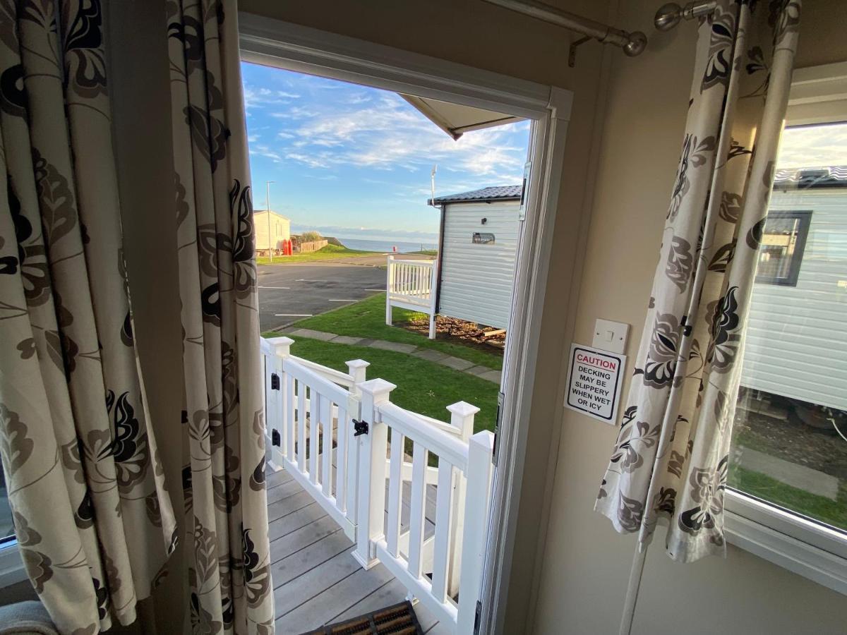Cosy & Modern Private Seaview Caravan North Seaton Exterior foto