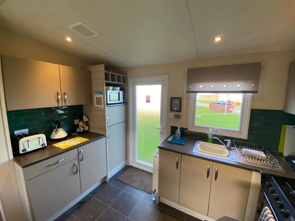 Cosy & Modern Private Seaview Caravan North Seaton Exterior foto