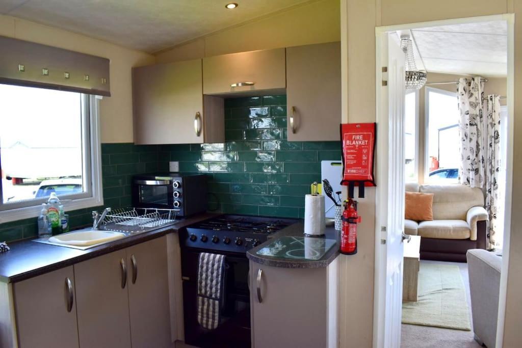 Cosy & Modern Private Seaview Caravan North Seaton Exterior foto