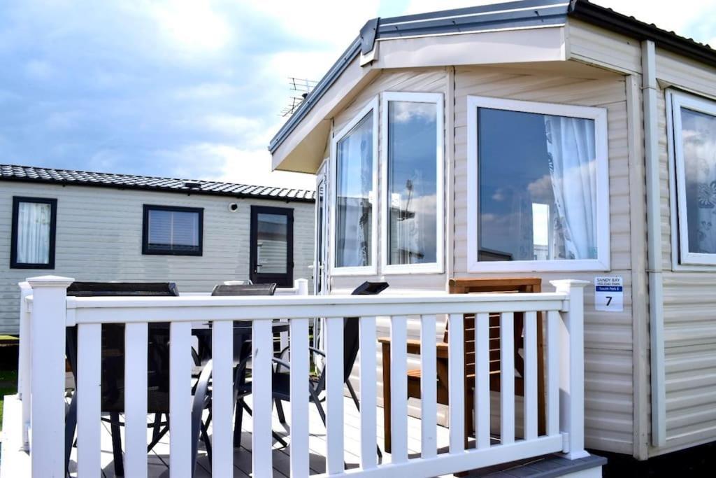 Cosy & Modern Private Seaview Caravan North Seaton Exterior foto