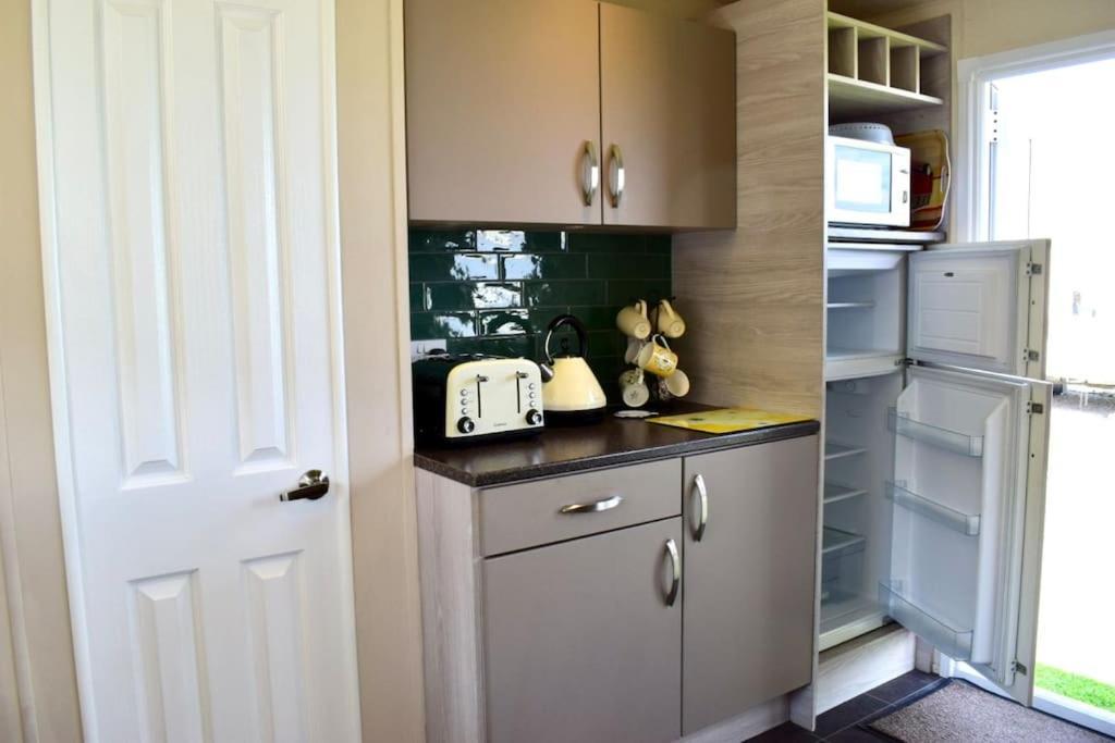 Cosy & Modern Private Seaview Caravan North Seaton Exterior foto