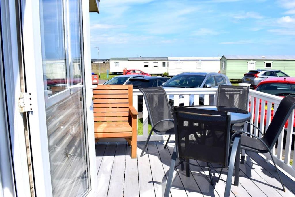 Cosy & Modern Private Seaview Caravan North Seaton Exterior foto