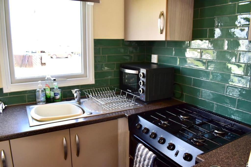Cosy & Modern Private Seaview Caravan North Seaton Exterior foto